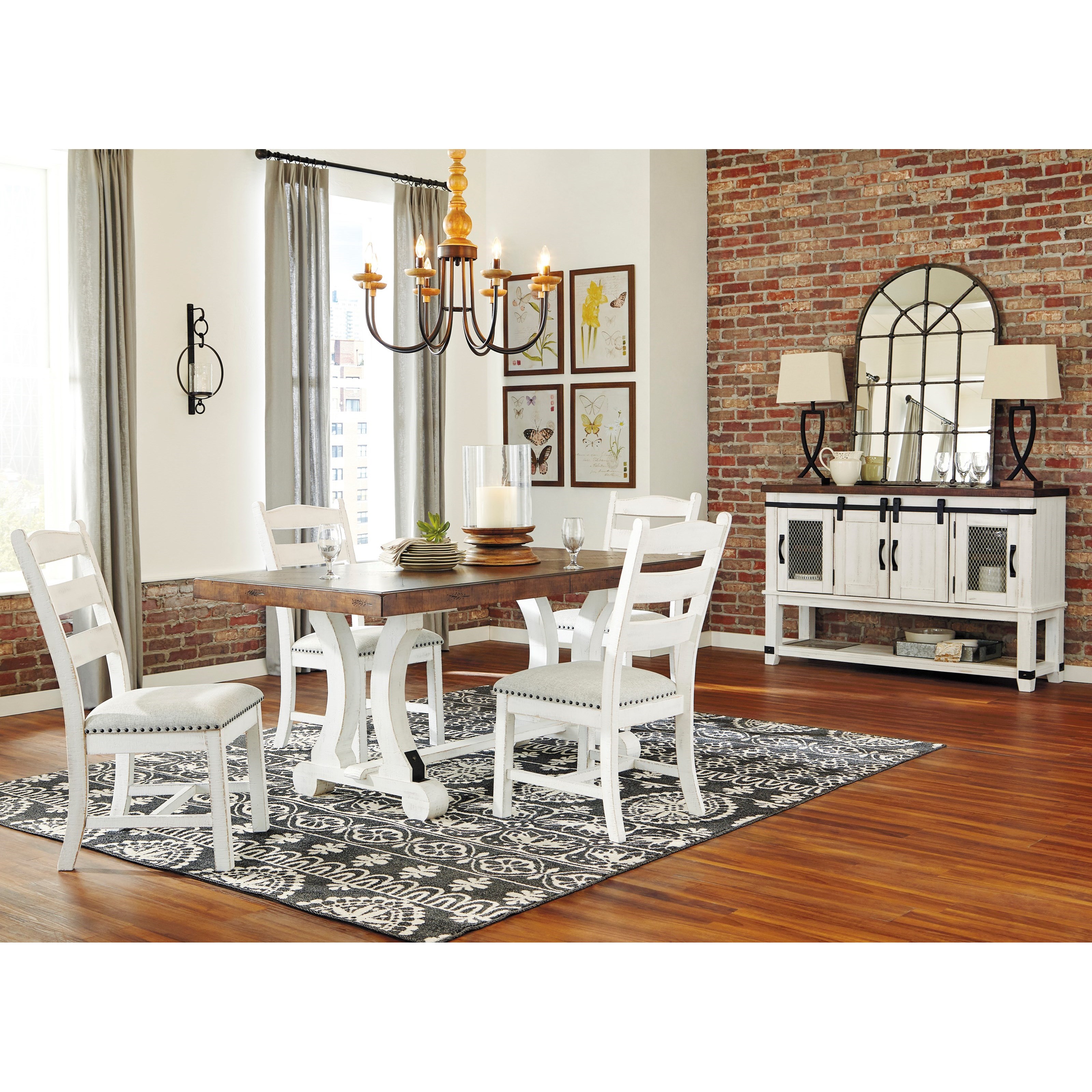 Signature Design by Ashley Valebeck D546 Dining Room Group 4 Casual